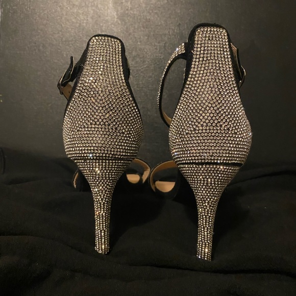 Size 9 Rhinestone Heels - Picture 3 of 4